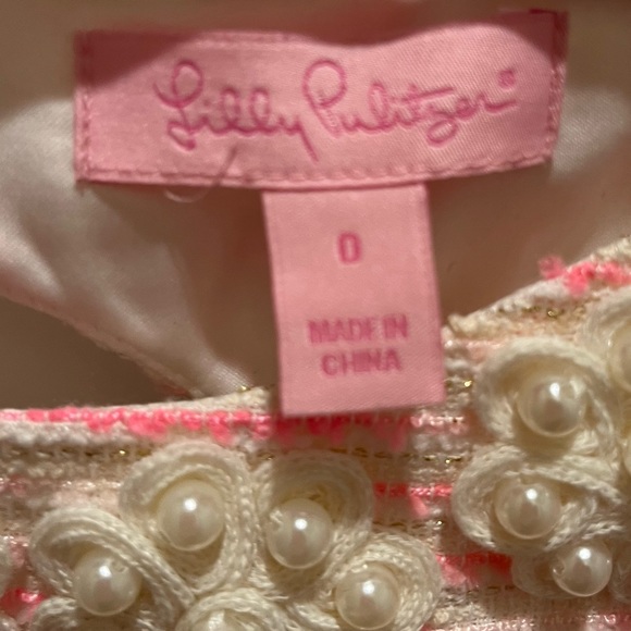 Nina Pink Pearl Tweed Dress | Lilly Pulitzer - Picture 6 of 16